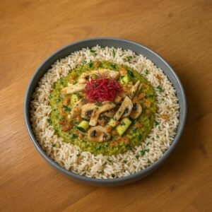 Pad Kra Pao with Rice